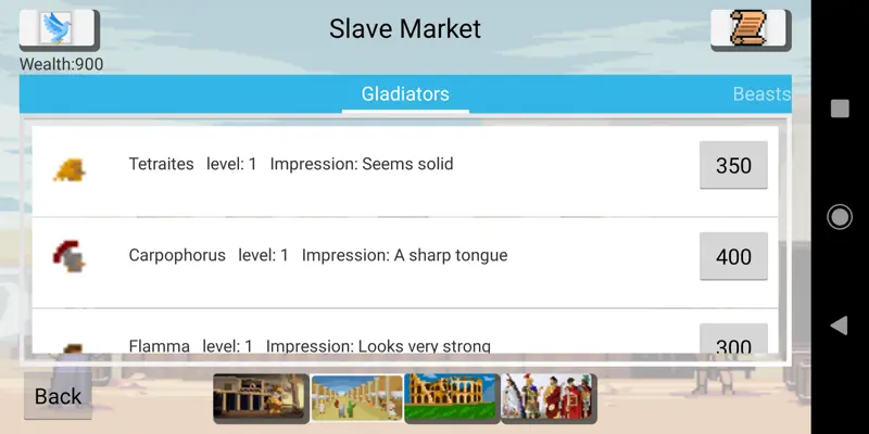 Gladiator Manager android App screenshot 10