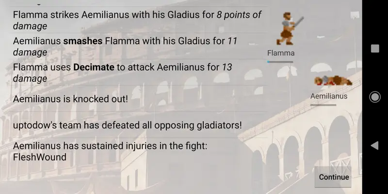 Gladiator Manager android App screenshot 1